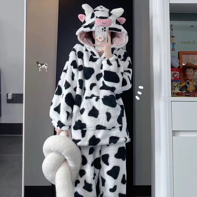 Cute Cow Pajamas Set S001