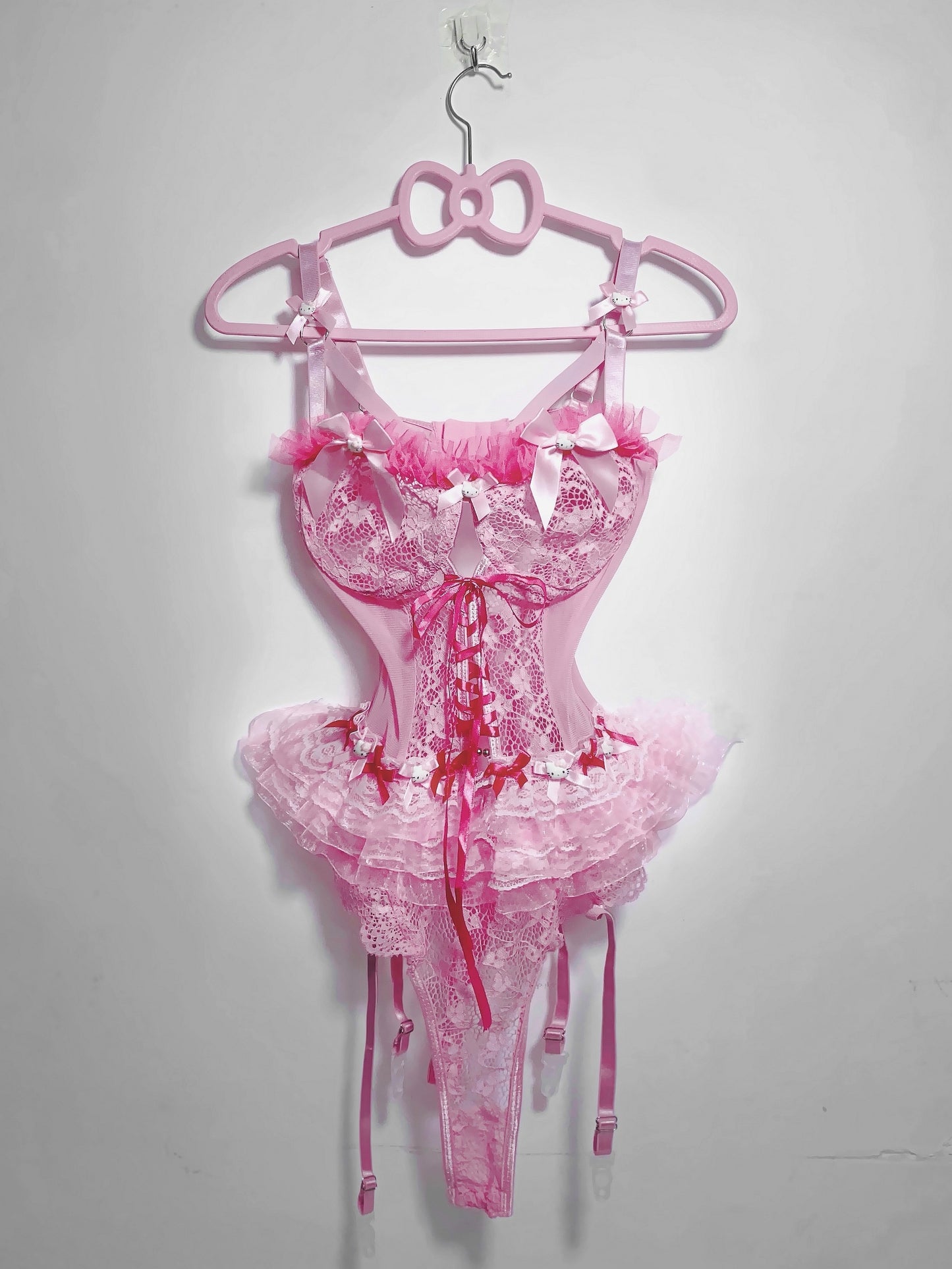 Softshes lace bodysuit S043