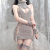 Bow knitted dress H270