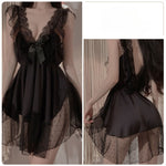 Pearl lace nightgown S074