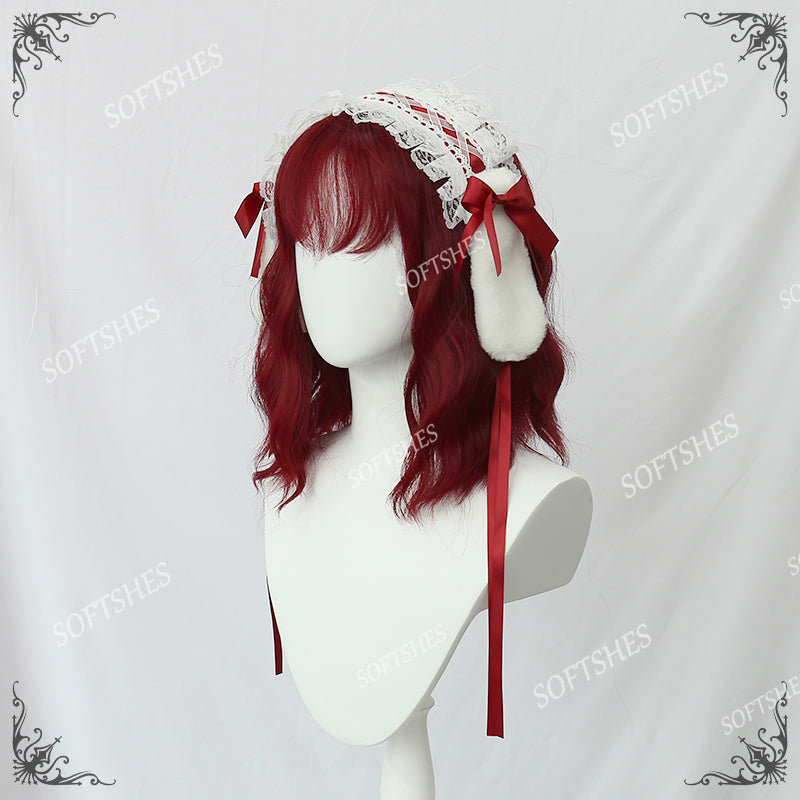softshes original red curly wig  PL-512B