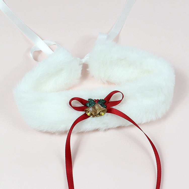 Christmas furry collar H282