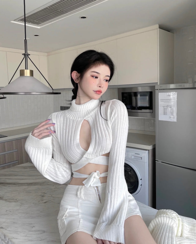 Knitted sweater suit H206