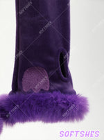 Cute Purple Plush Onesie S086