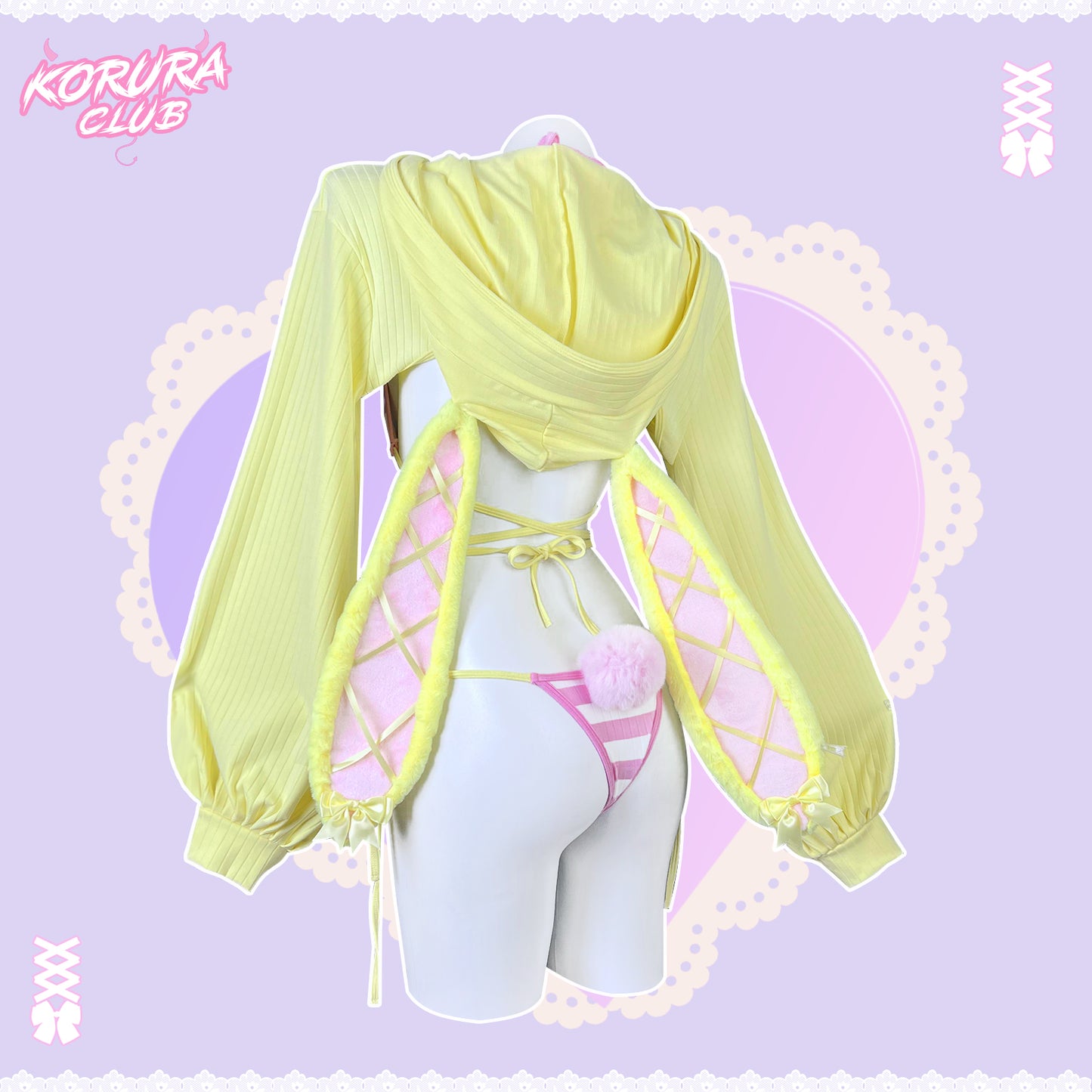 Striped Bunny Knitwear KO100