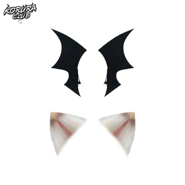 Korura Original Wig #008 Black and White – AkaiYoru Hime