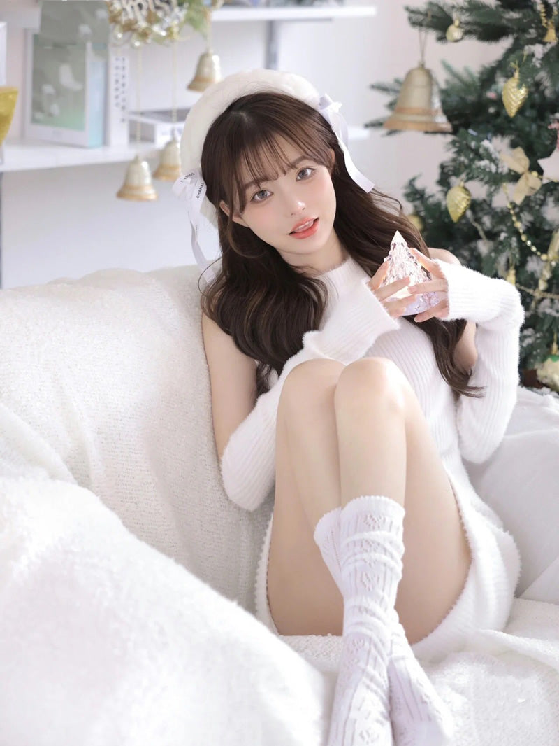 knitted dress suit H274