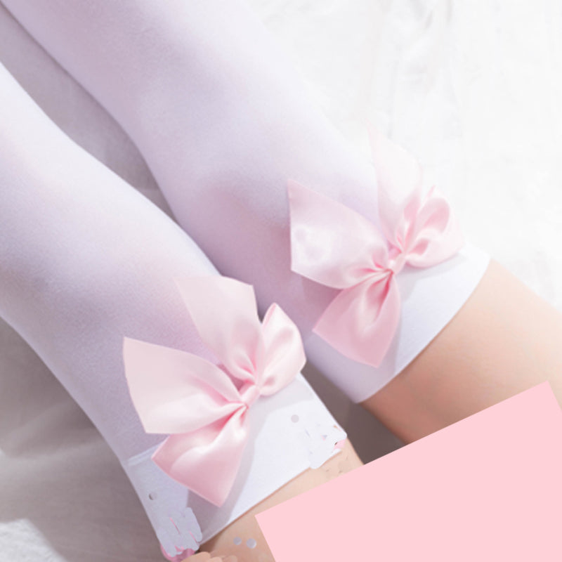 Bow stockings H067