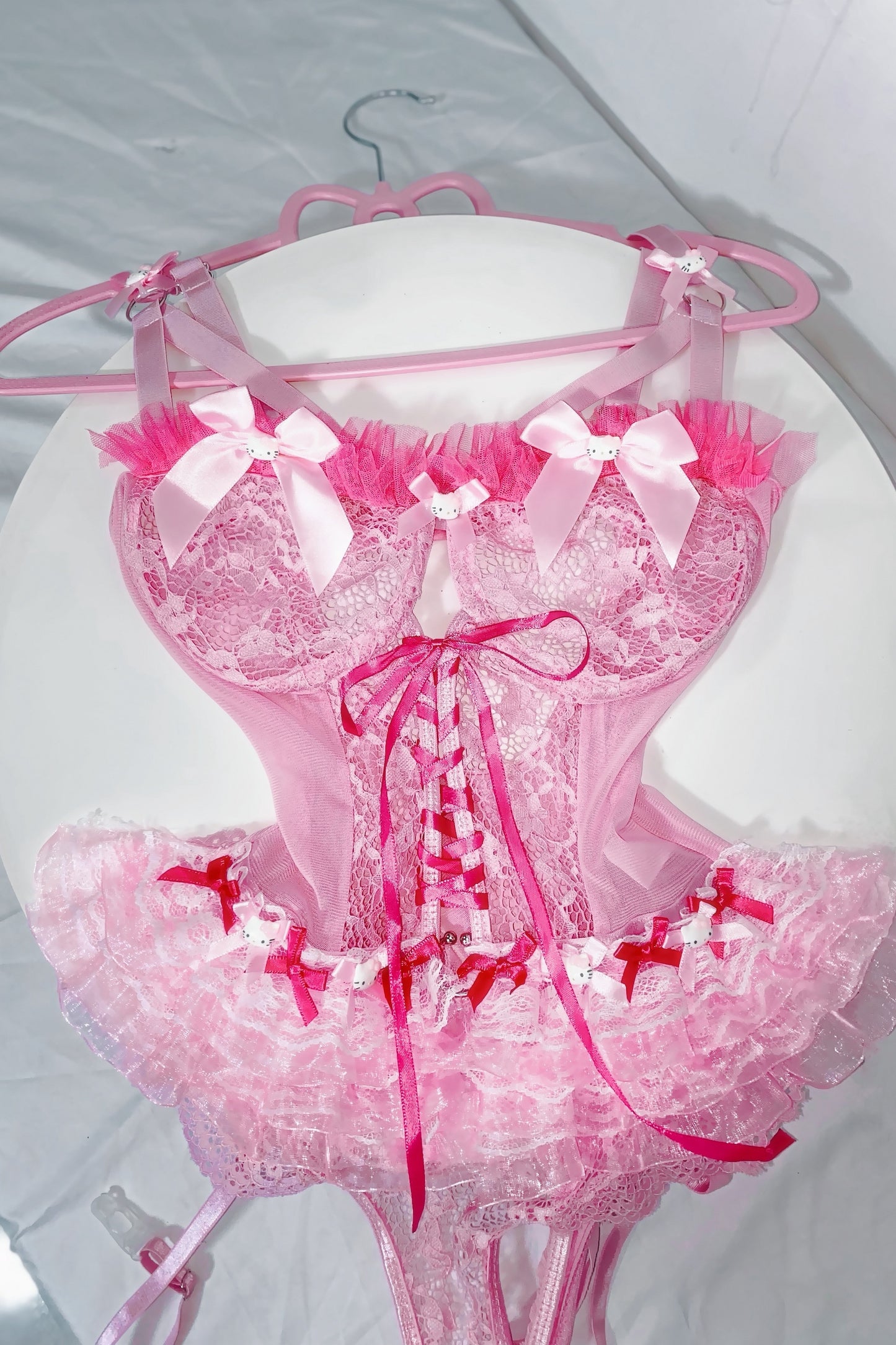 Softshes lace bodysuit S043