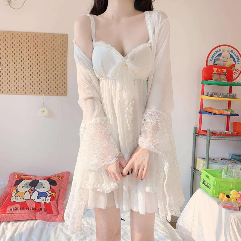 suspender nightgown set H152