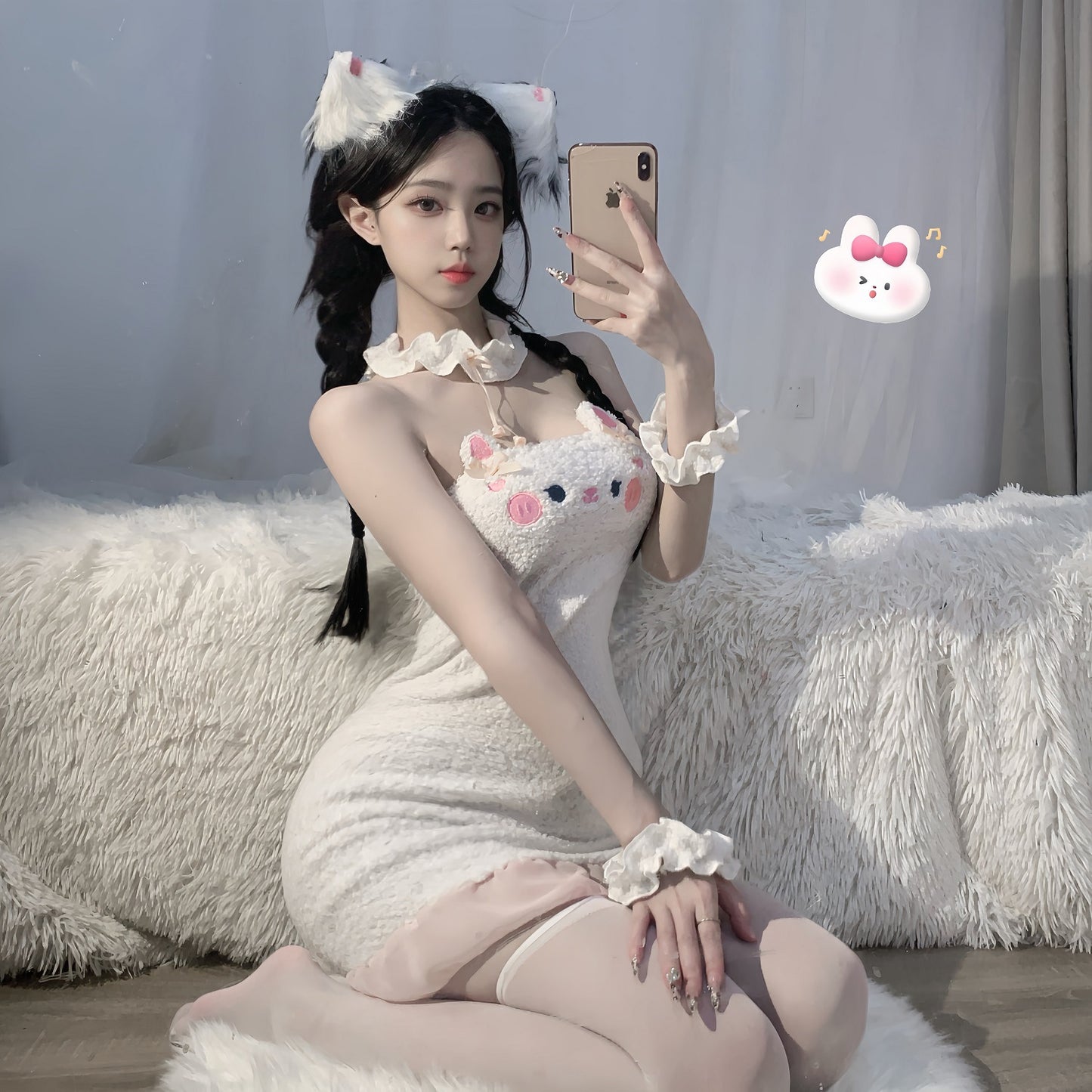 White bear suit S590