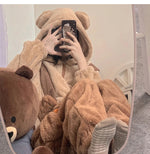 Bear one piece pajamas S022