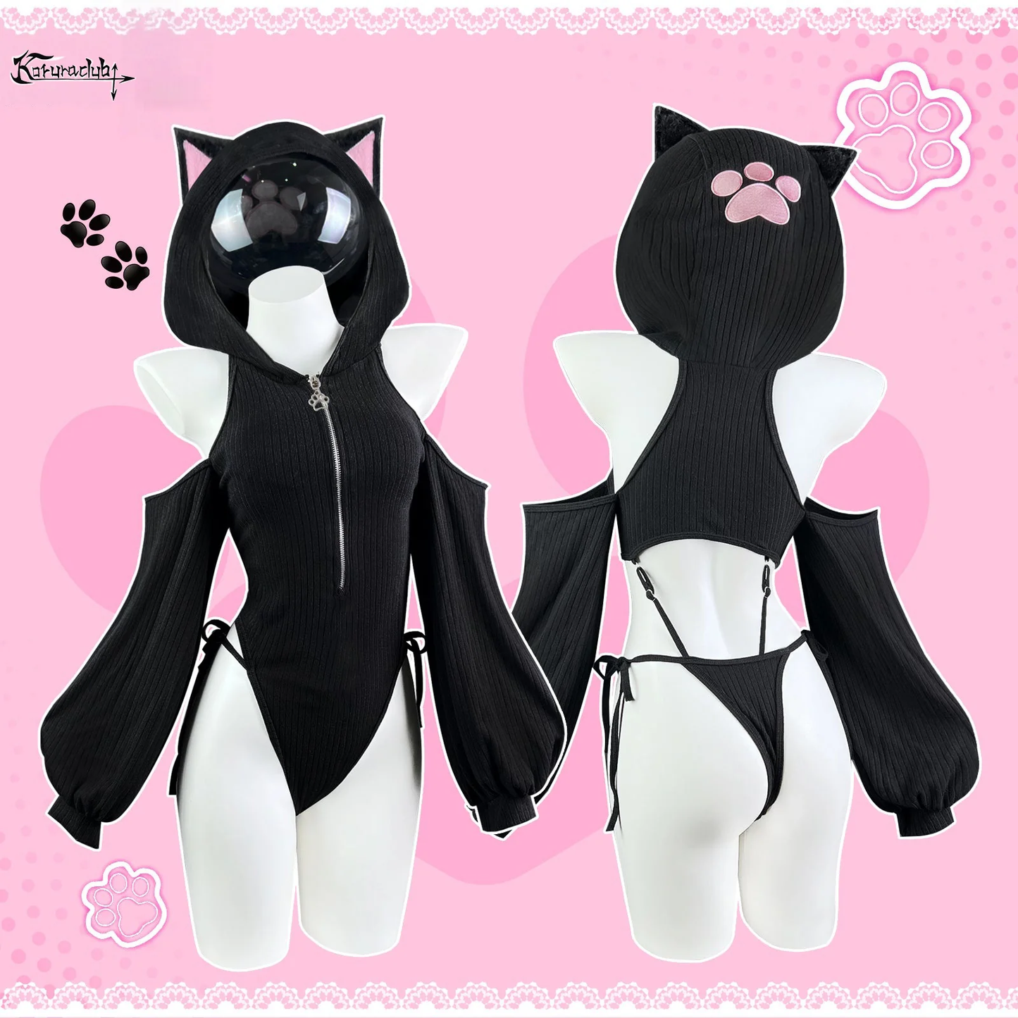 KORURACLUB-SHY NEKO BODYSUIT SR05
