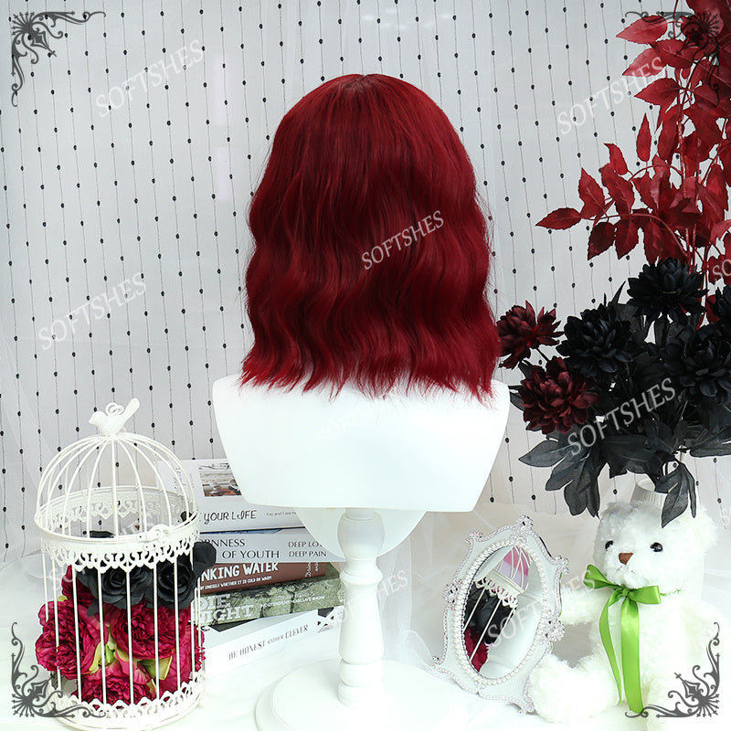 softshes original red curly wig  PL-512B