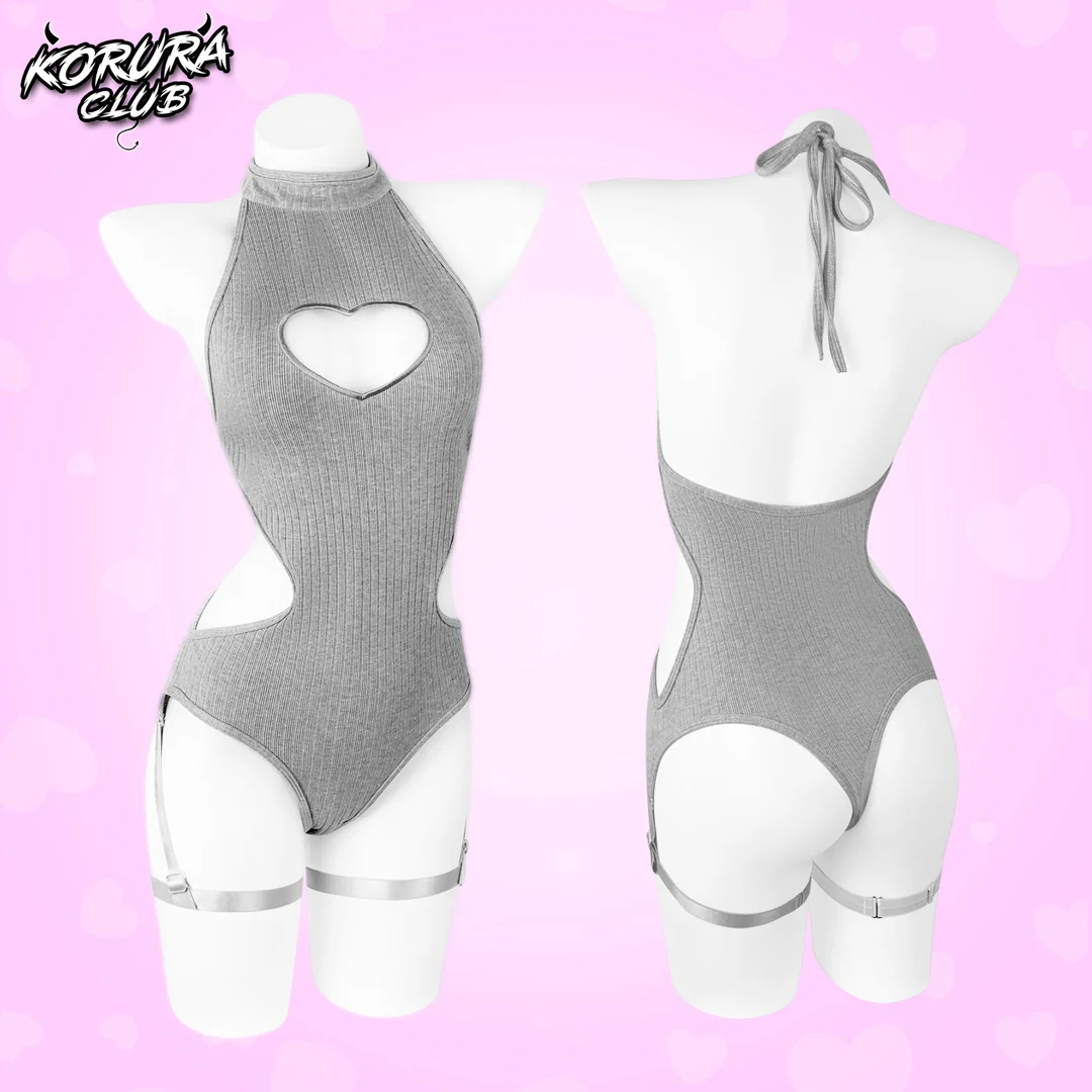 KORURACLUB-Cute Heart Bodysuit KO102