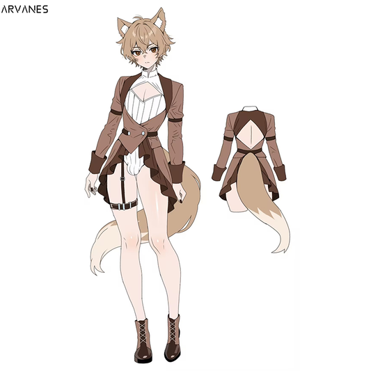 Pre-Order Puppy Wolf Bodysuit (5-Piece Set） AS44