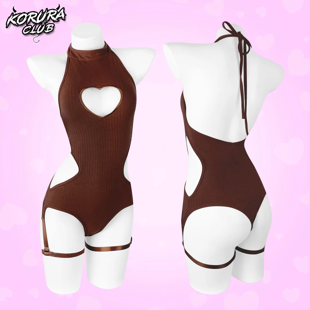 KORURACLUB-Cute Heart Bodysuit KO102
