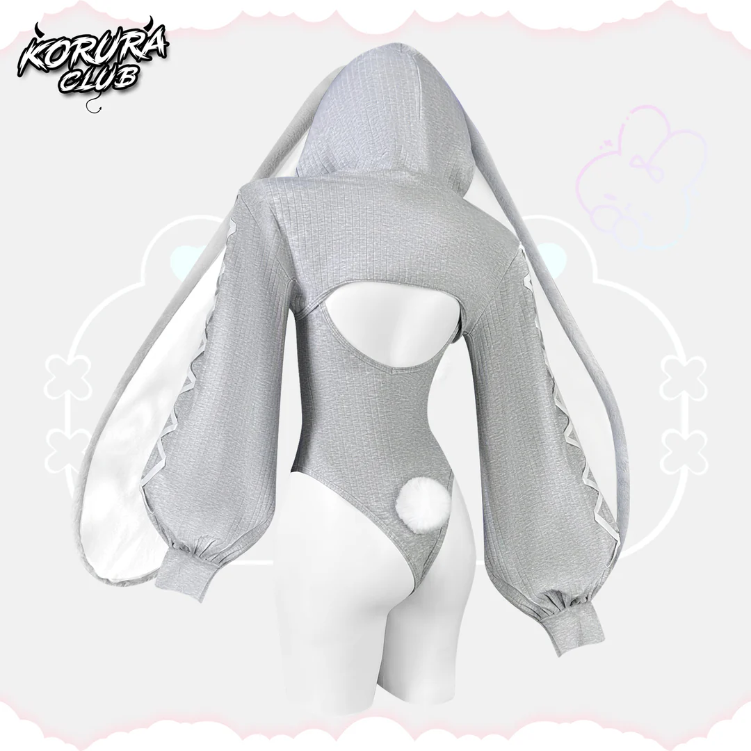 Cosplay Heart-Lock Floppy Bunny Jumpsuit KO103