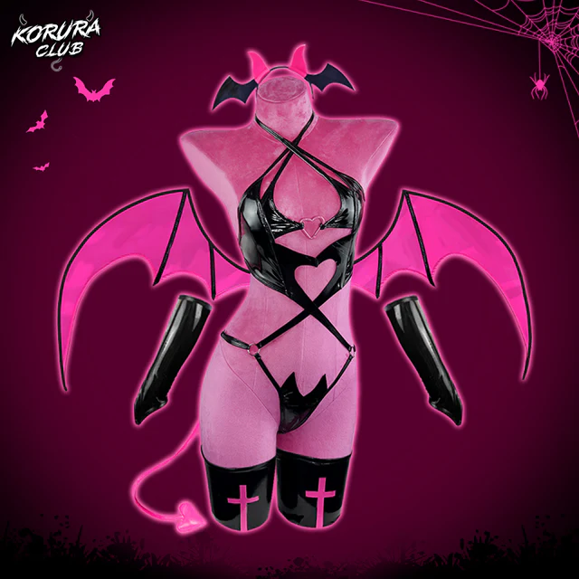 Cosplay Devil of Lust Succubus Lingerie KO02 (6-Piece Set)