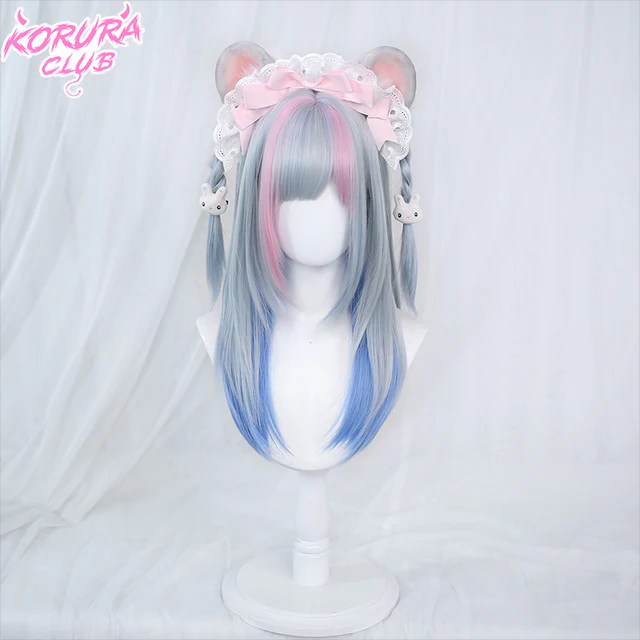 Korura Original Wig #014 Pink&Blue Mousie Princess