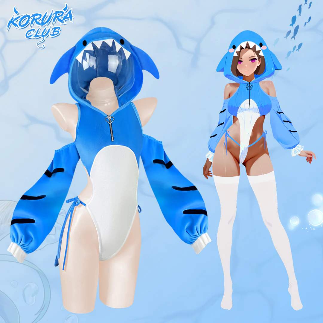 Pre-sale Cosplay Shark Jumpsuit KO105