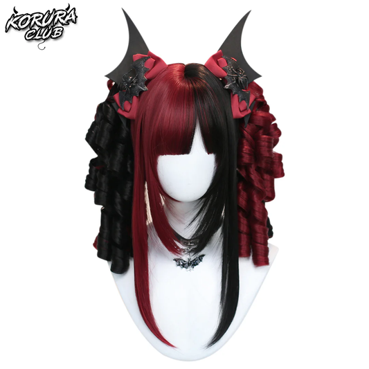 Korura Original Wig #005 Black and red – AkumaHime