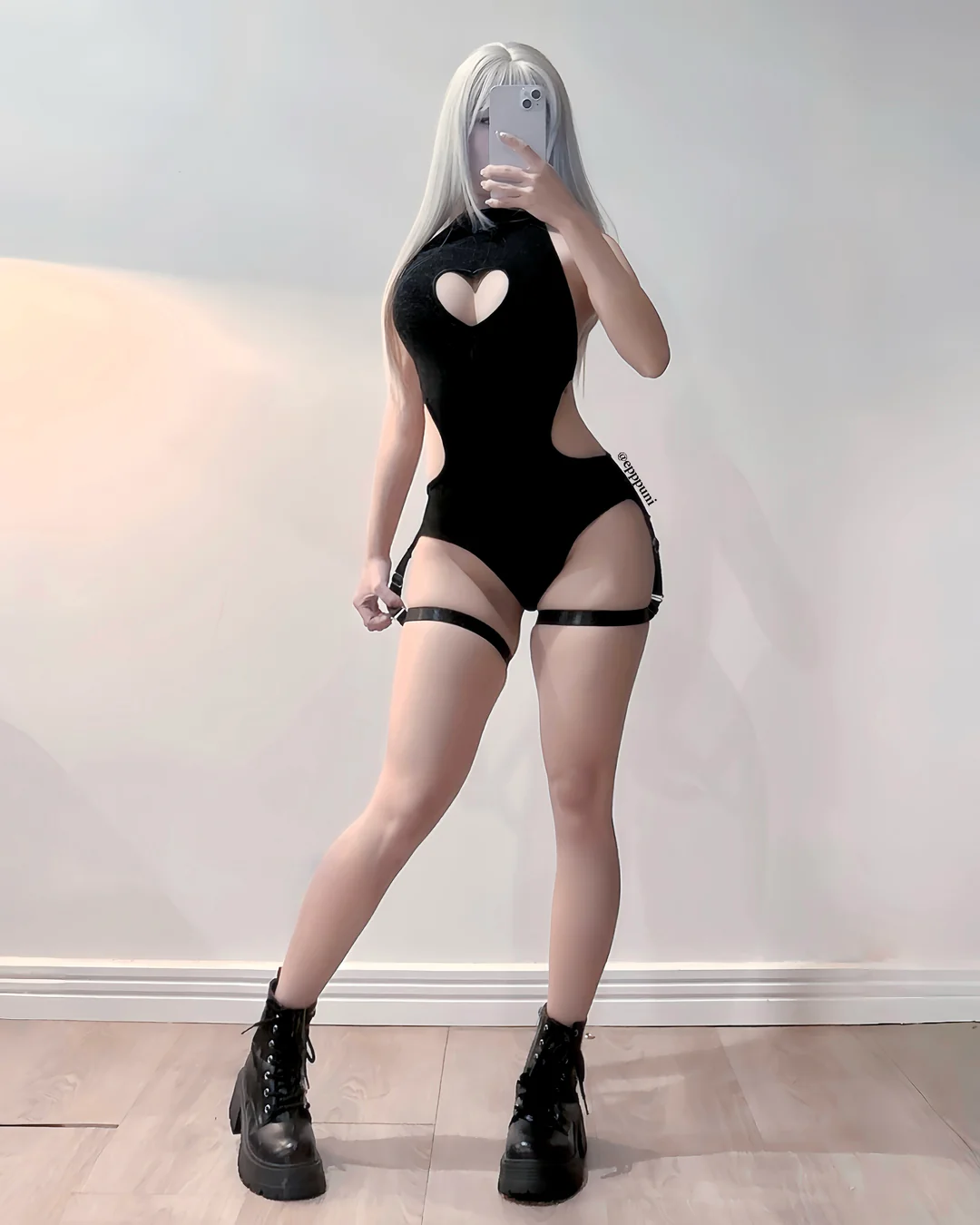 KORURACLUB-Cute Heart Bodysuit KO102