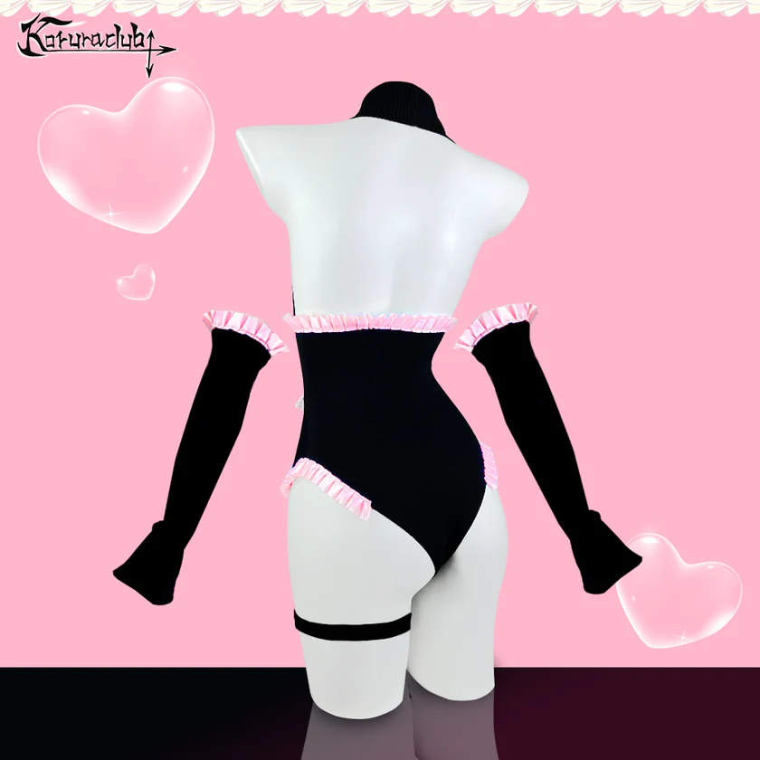 Cute Heart Shape Bodysuit Lingerie KO75