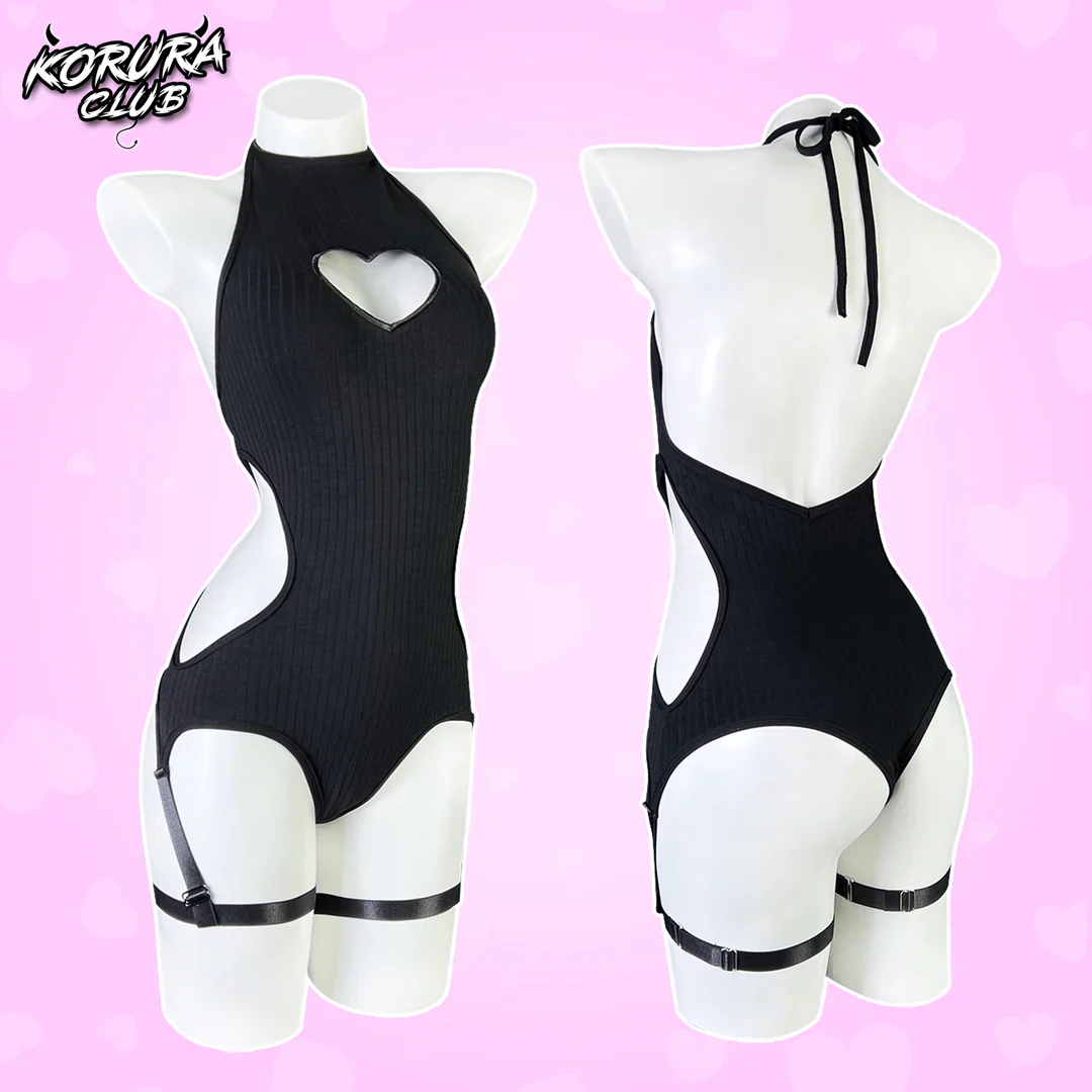 KORURACLUB-Cute Heart Bodysuit KO102