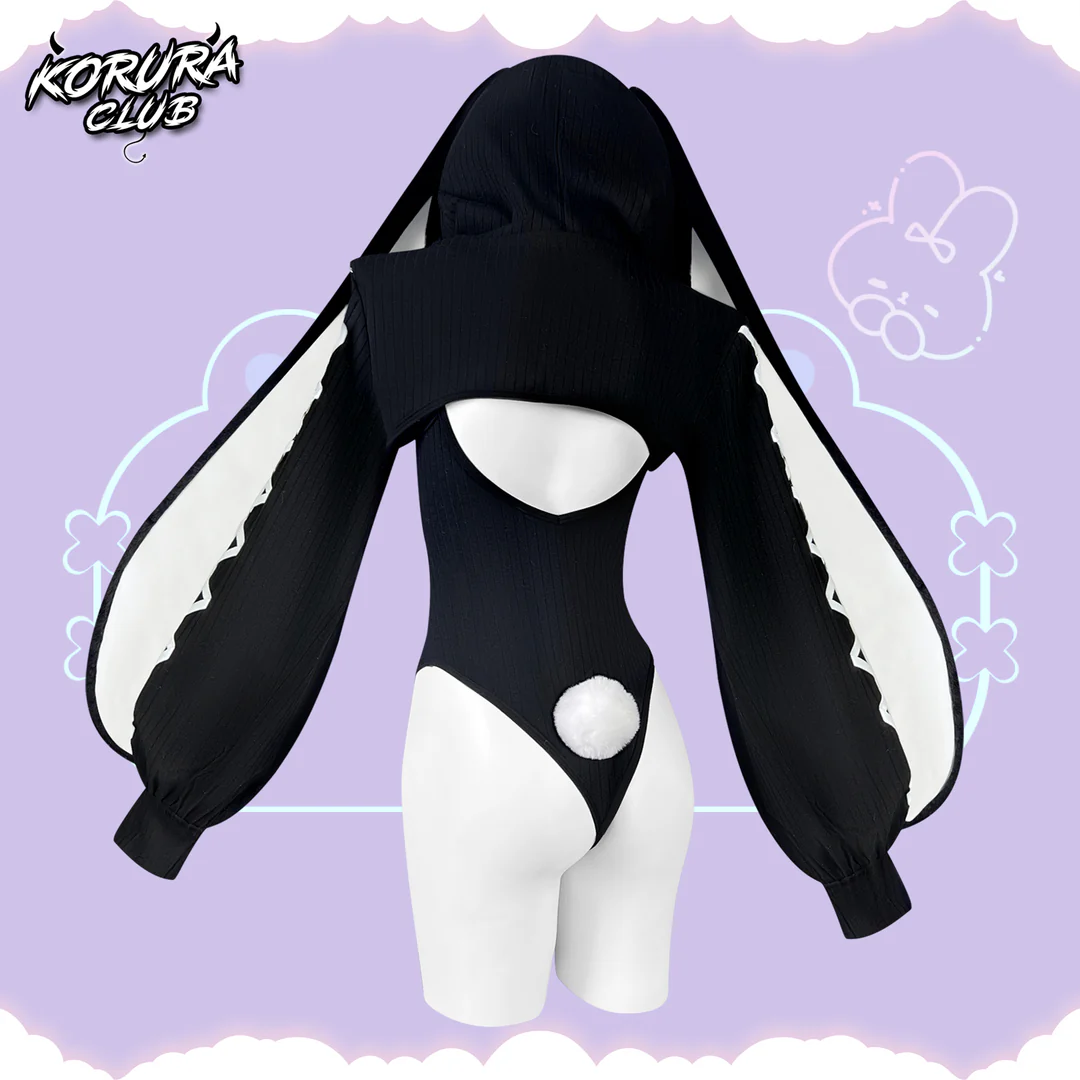 Cosplay Heart-Lock Floppy Bunny Jumpsuit KO103