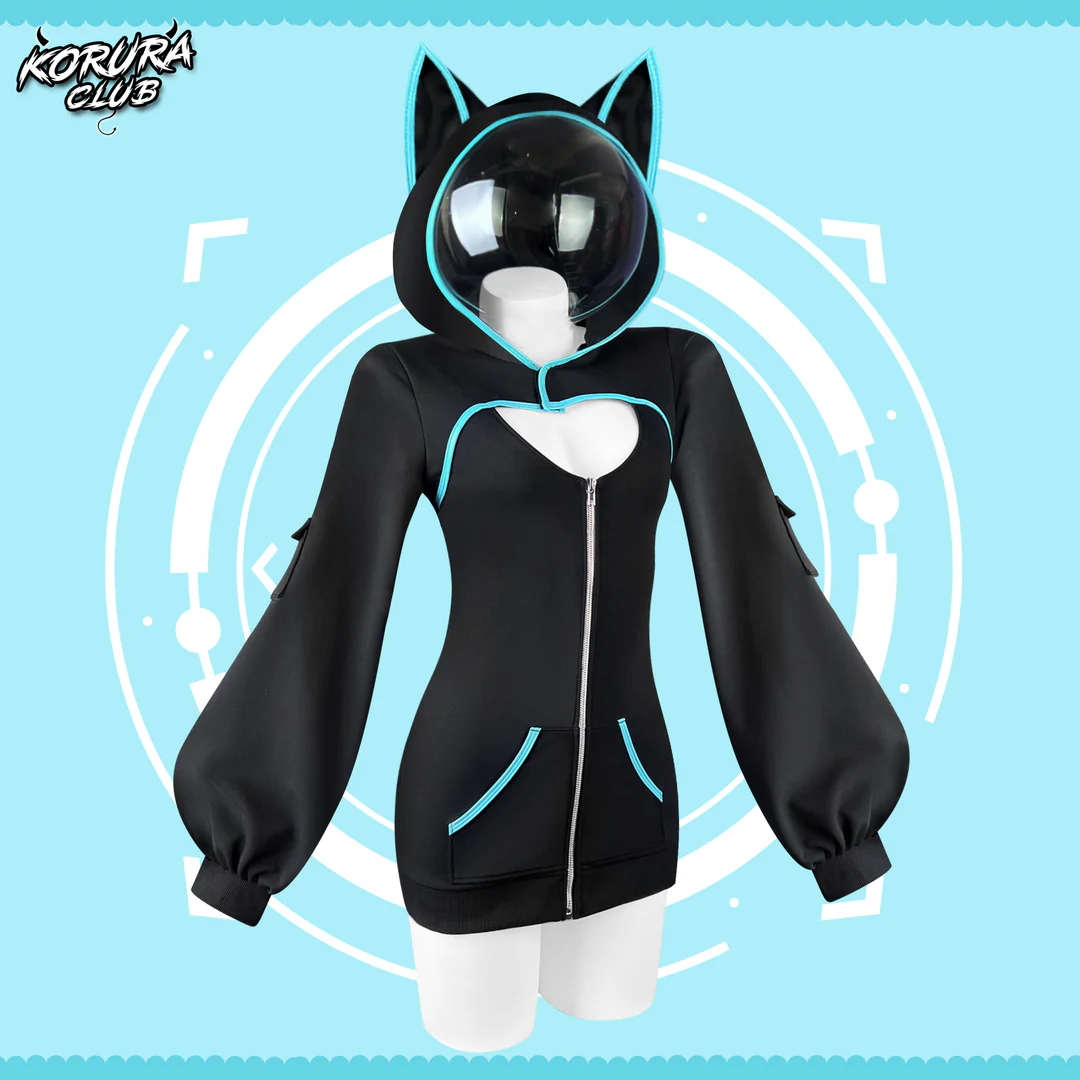 Pre-sale Cosplay Cat Hoodie Dress KO111
