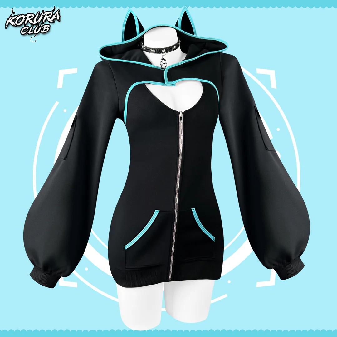 Pre-sale Cosplay Cat Hoodie Dress KO111
