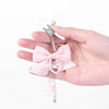 Bow love bell breast clip NC005