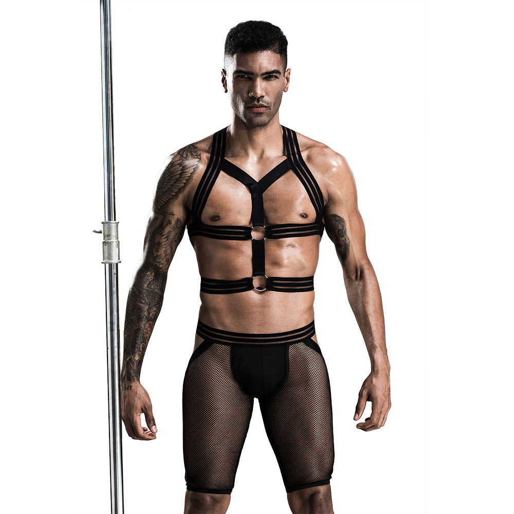Men's Strap Binder Cosplay Suit SS3460