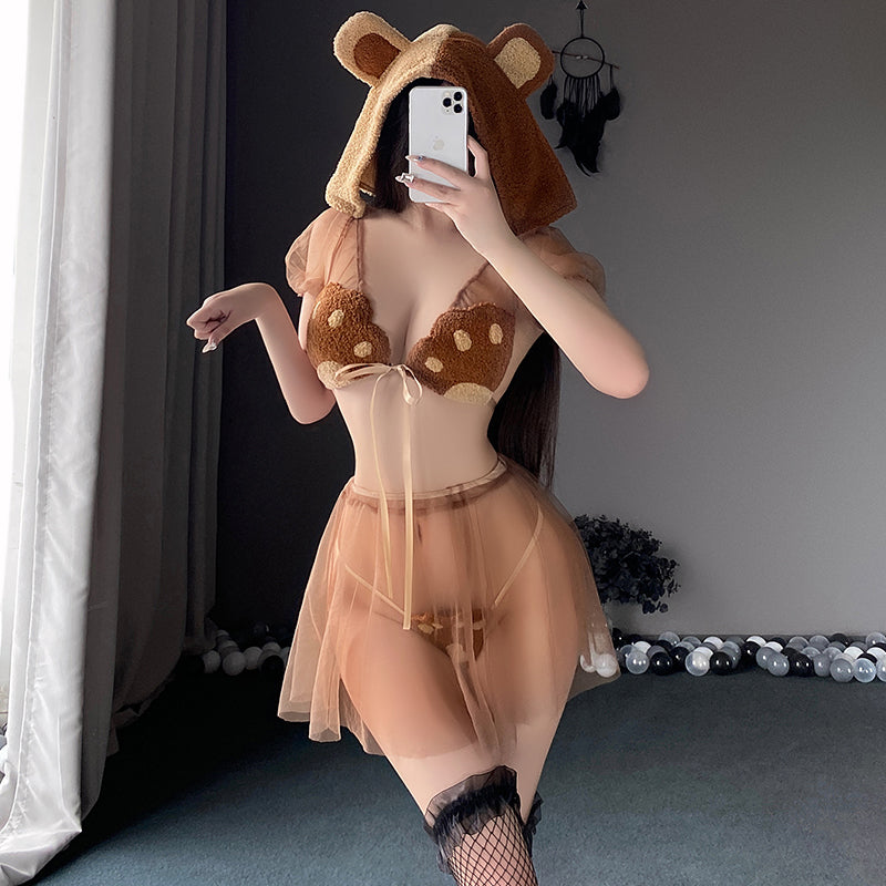 Cute Bear Uniform S036