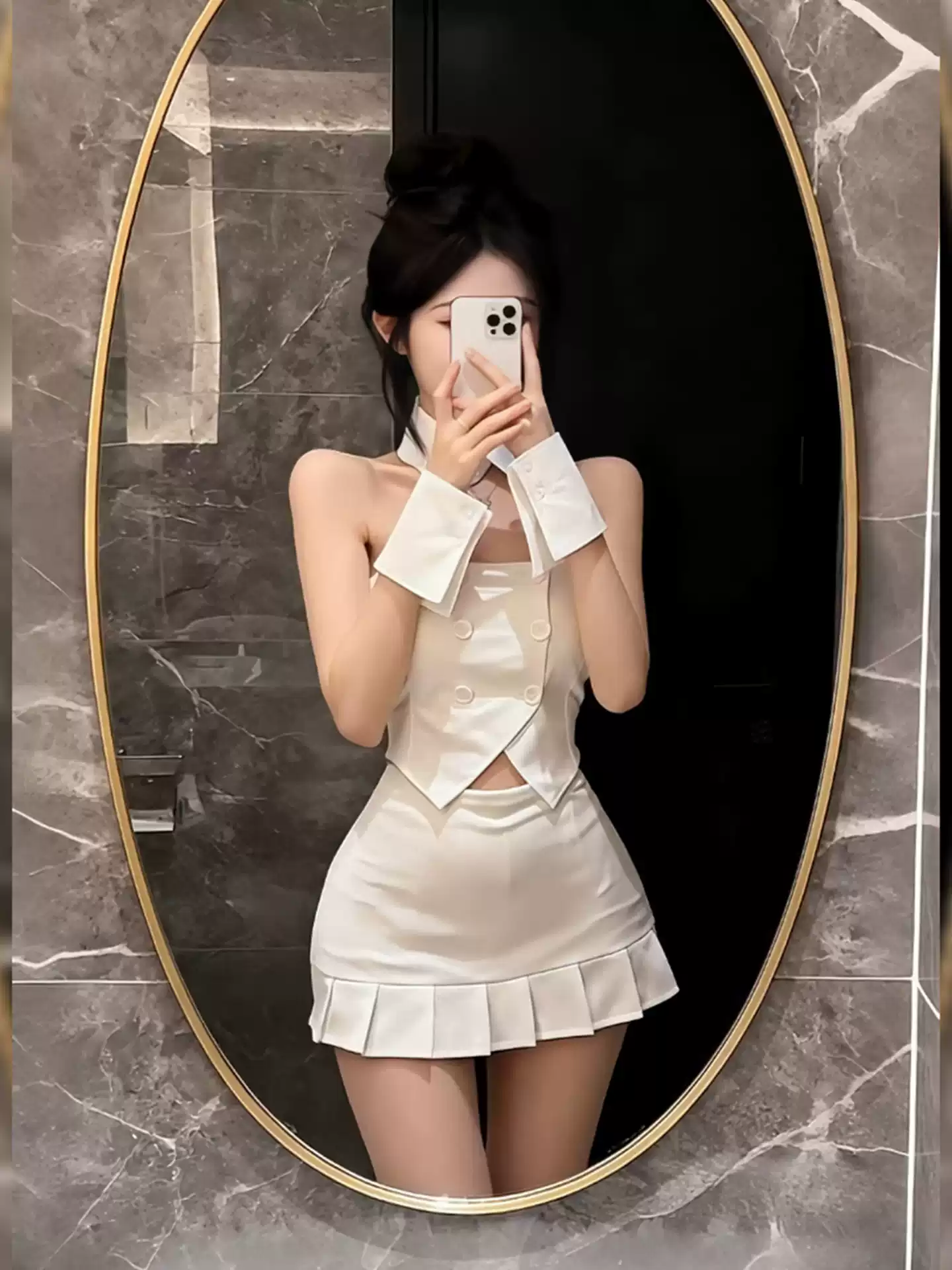 Seductive strapless bodycon dress S639