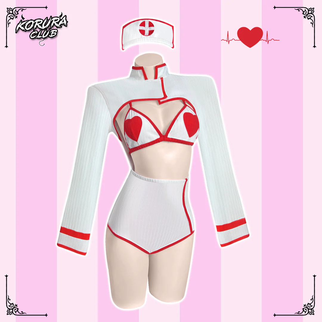 Pre-sale Cosplay Heart Nurse Costume KO120