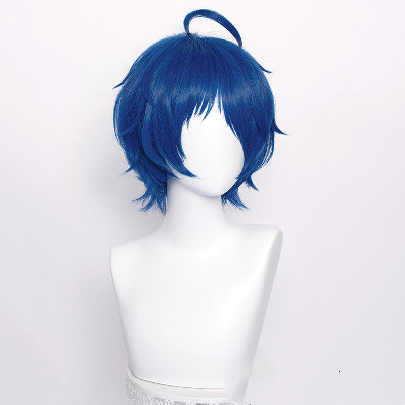 Dark blue cos short wig  SS3216