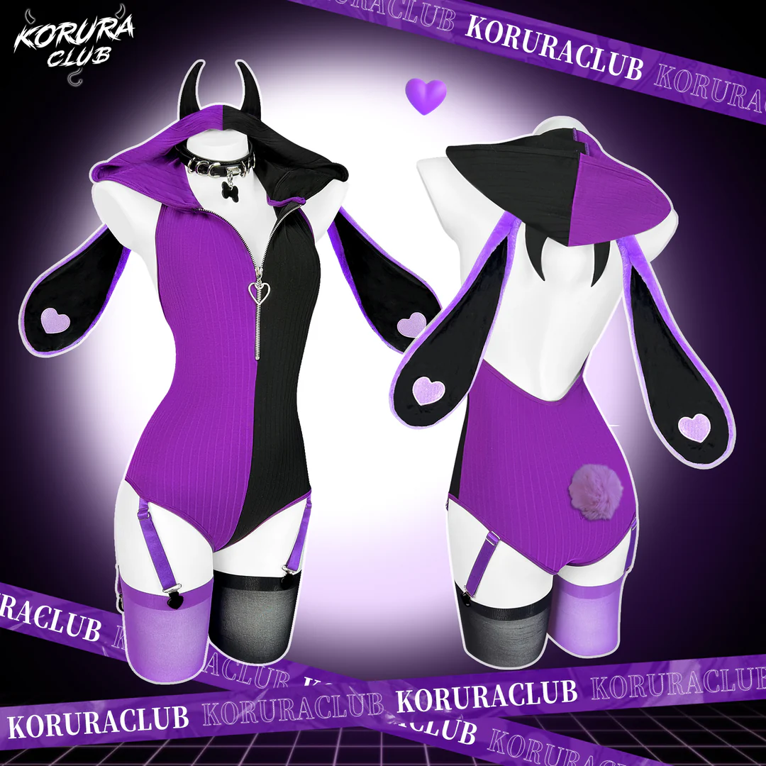 Pre-sale Heart Pattern Two-Tone Bunny KO129