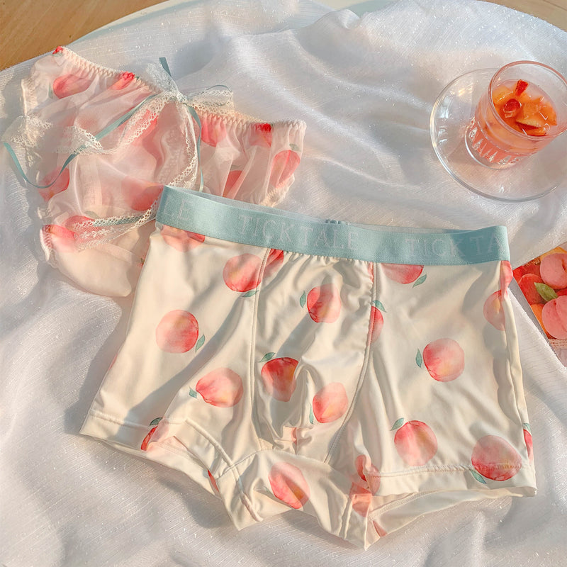 Peach couple underwear H090