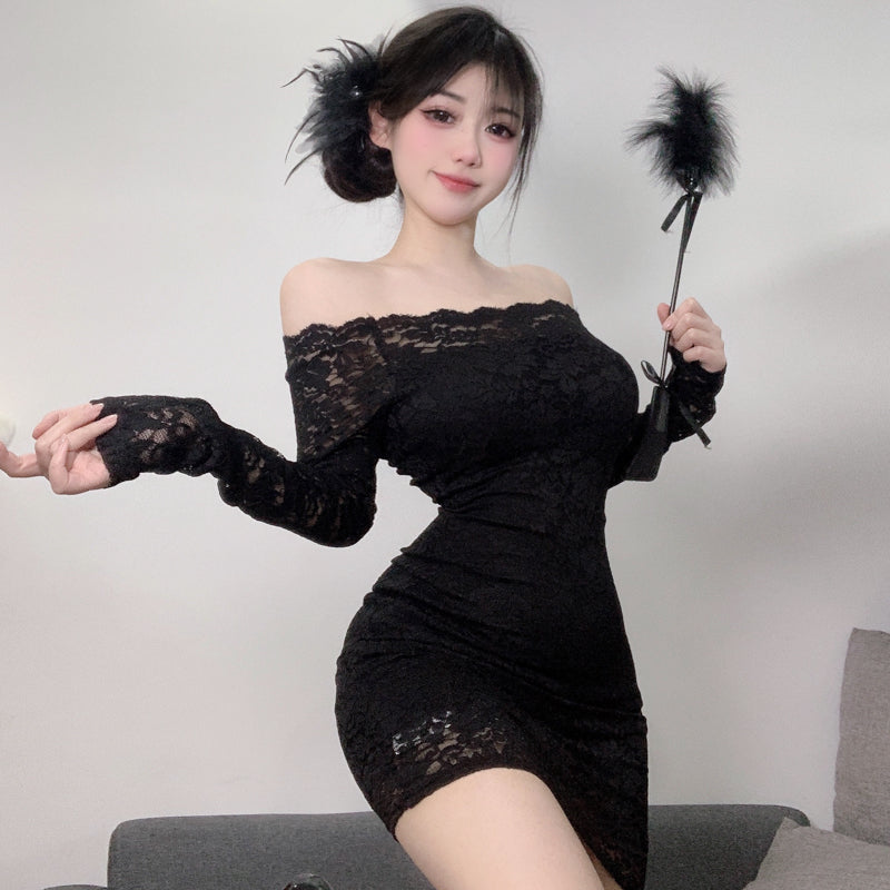 Lace hip  dress  S583