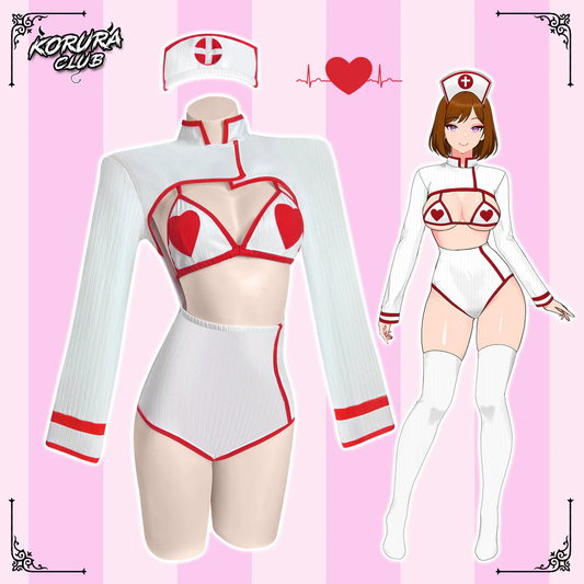 Pre-sale Cosplay Heart Nurse Costume KO120