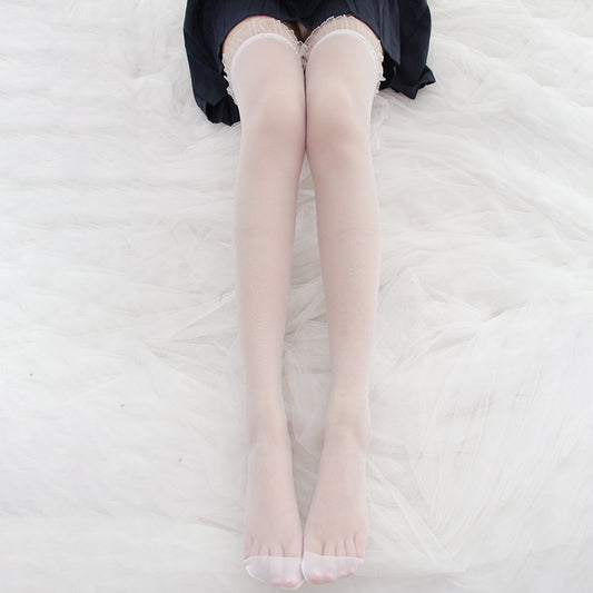 Three-Dimensional Lace Knee High Socks SS1064