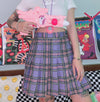 Purple Plaid Skirt SS2009