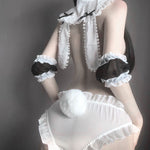 Cute Bunny Tail Uniform And Stockings SS1090