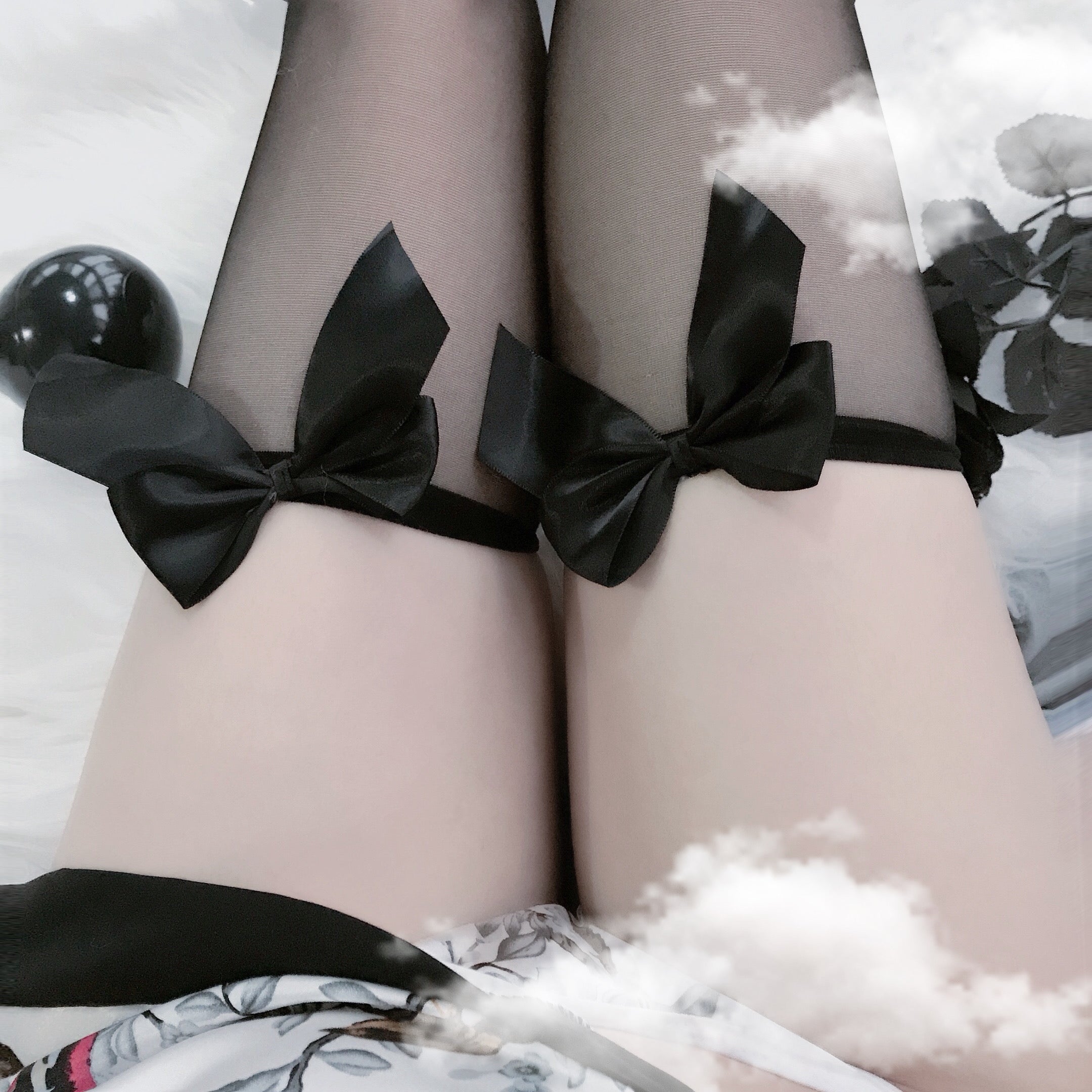 Bow Maid Stockings SS1072