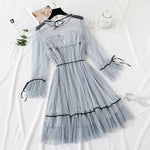 5 Colors Fairy Paillette Lace Tulle Dress SS2993