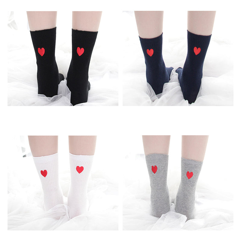 Love Embroidered Socks SS1063