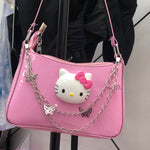 kitty cat pink crossbody bag SS2736