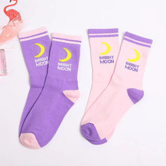 Harajuku Strawberry / Bright Moon Socks 2 Pairs SS2953